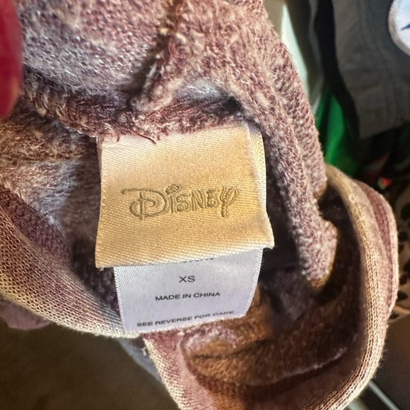 Disney Women's Heathered Brown Mickey Cowl Neck Sweater - Picture 2 of 4